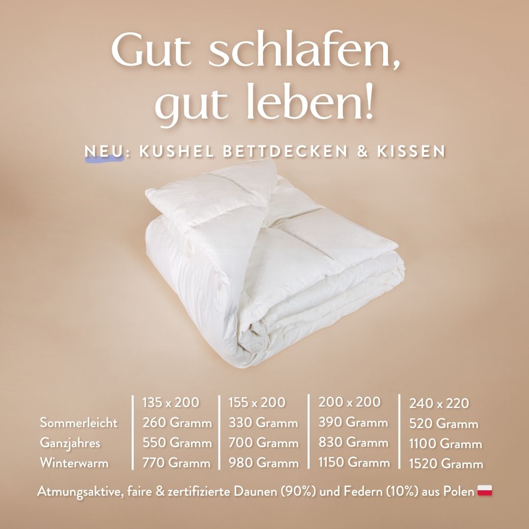 Kushel Schlafdecke - Daunen