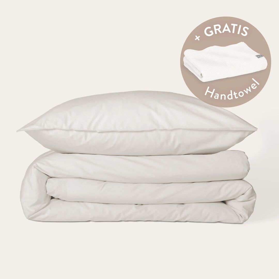 Kushel Bettwäsche aus Bio-Baumwolle Deckenbezug und Kissenbezug