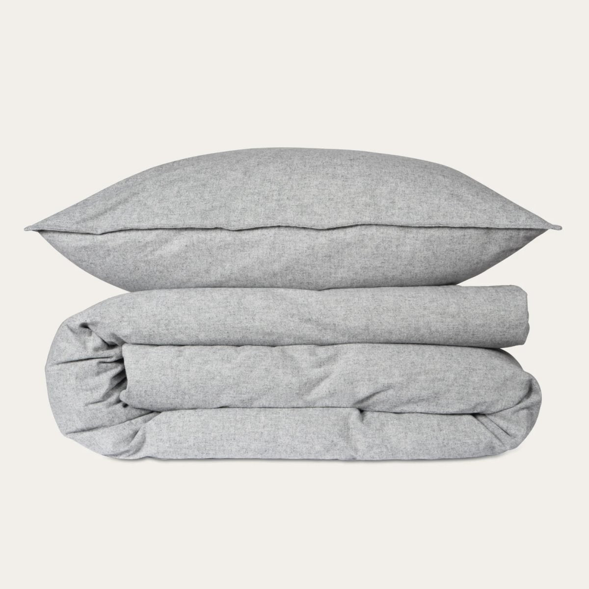 Vorbestellung - Kushel Bettwäsche Set Deckenbezug und Kissenbezug Flanell Chambray
