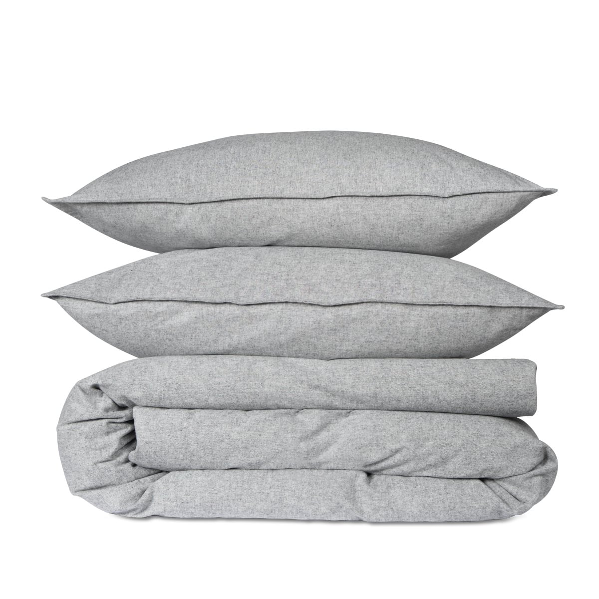Vorbestellung - Kushel Bettwäsche Set Deckenbezug und Kissenbezug Flanell Chambray