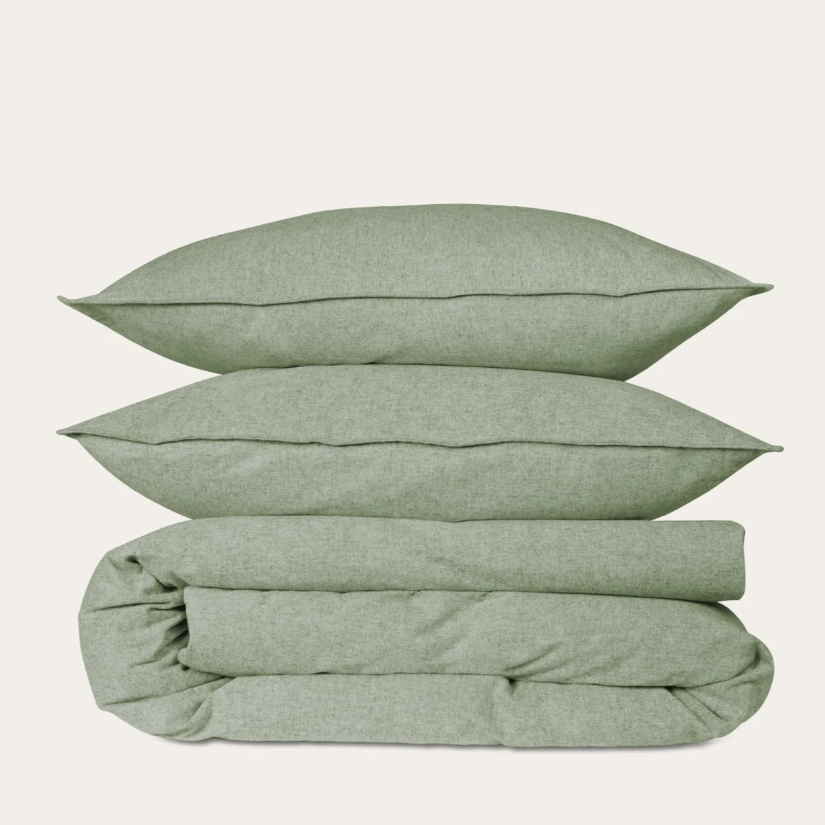Vorbestellung - Kushel Bettwäsche Set Deckenbezug und Kissenbezug Flanell Chambray