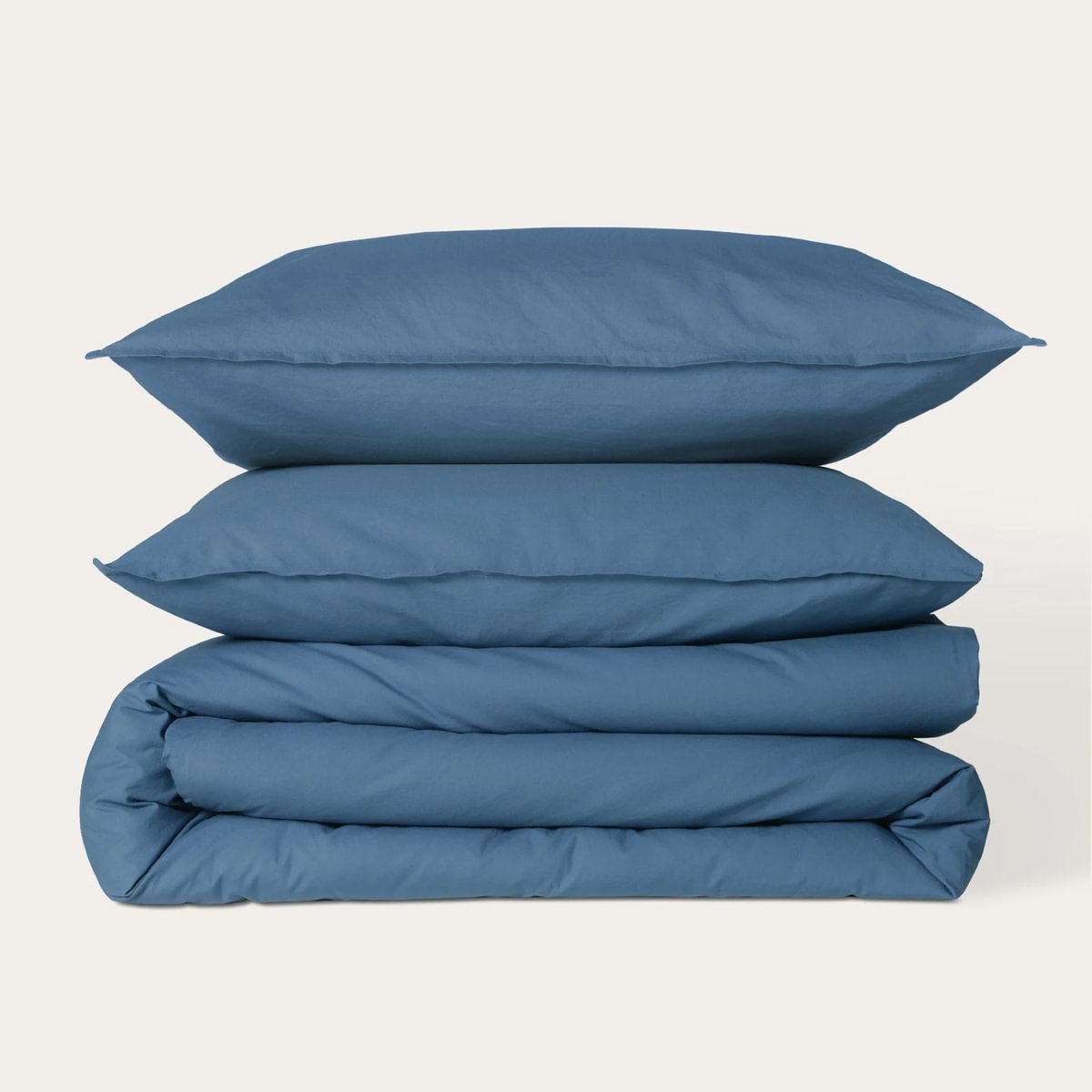 Kushel Bettwäsche aus Bio-Baumwolle Deckenbezug und Kissenbezug