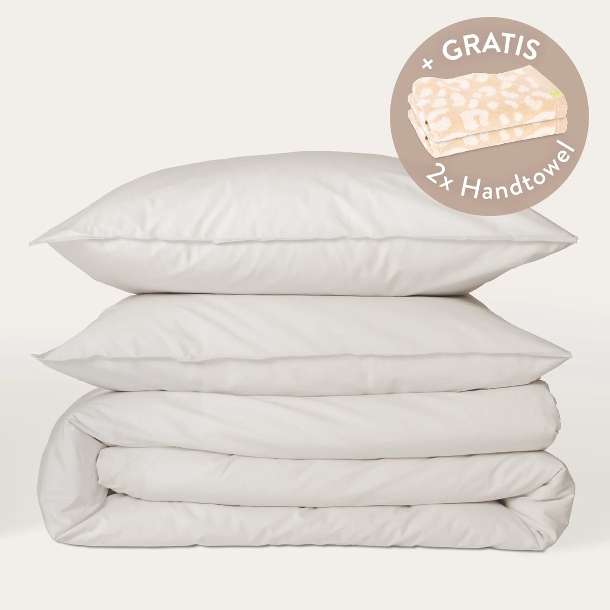 Kushel Bettwäsche aus Bio-Baumwolle Deckenbezug und Kissenbezug