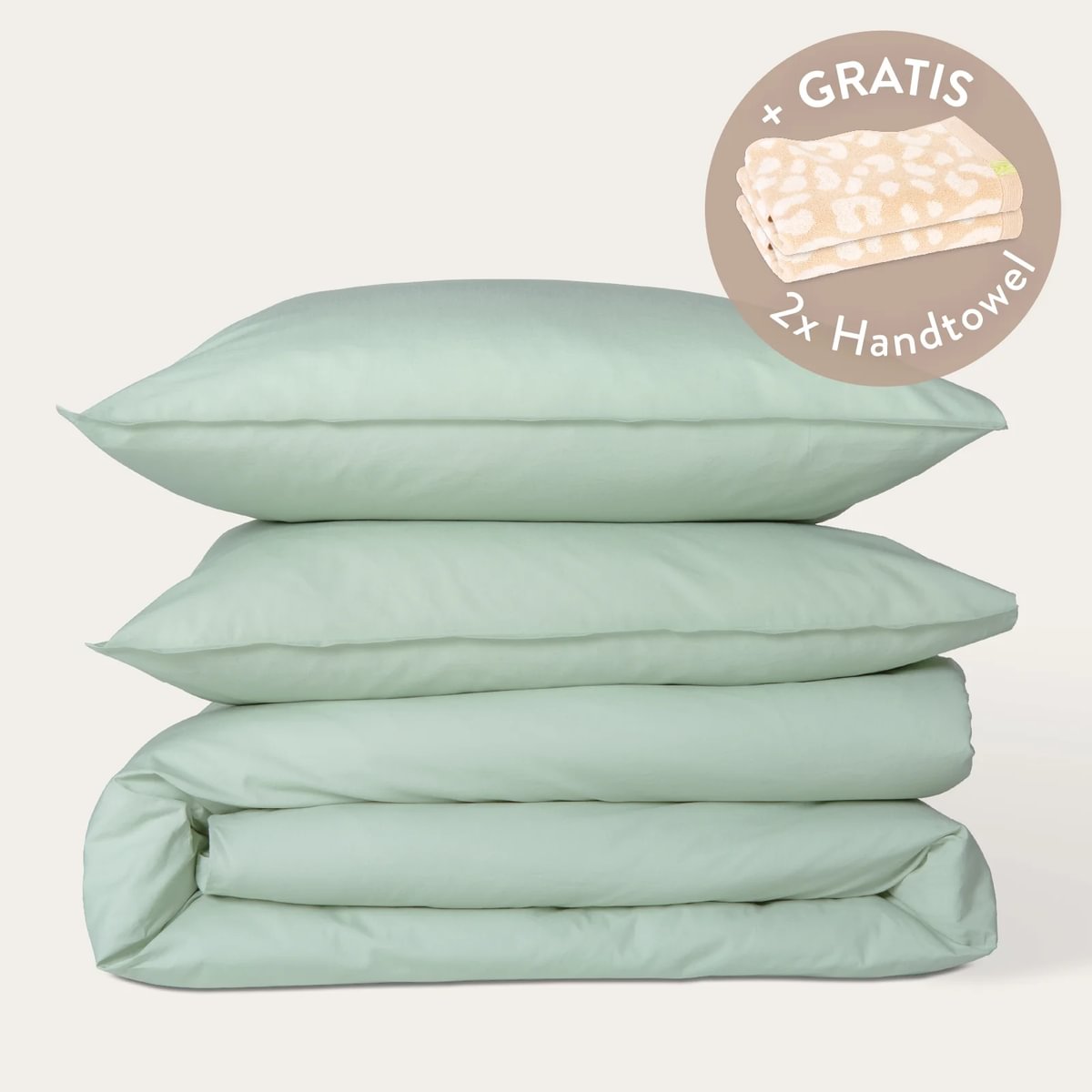 Kushel Bettwäsche aus Bio-Baumwolle Deckenbezug und Kissenbezug