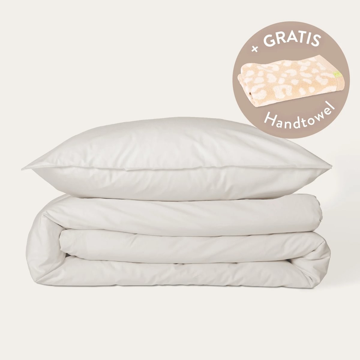 Kushel Bettwäsche aus Bio-Baumwolle Deckenbezug und Kissenbezug