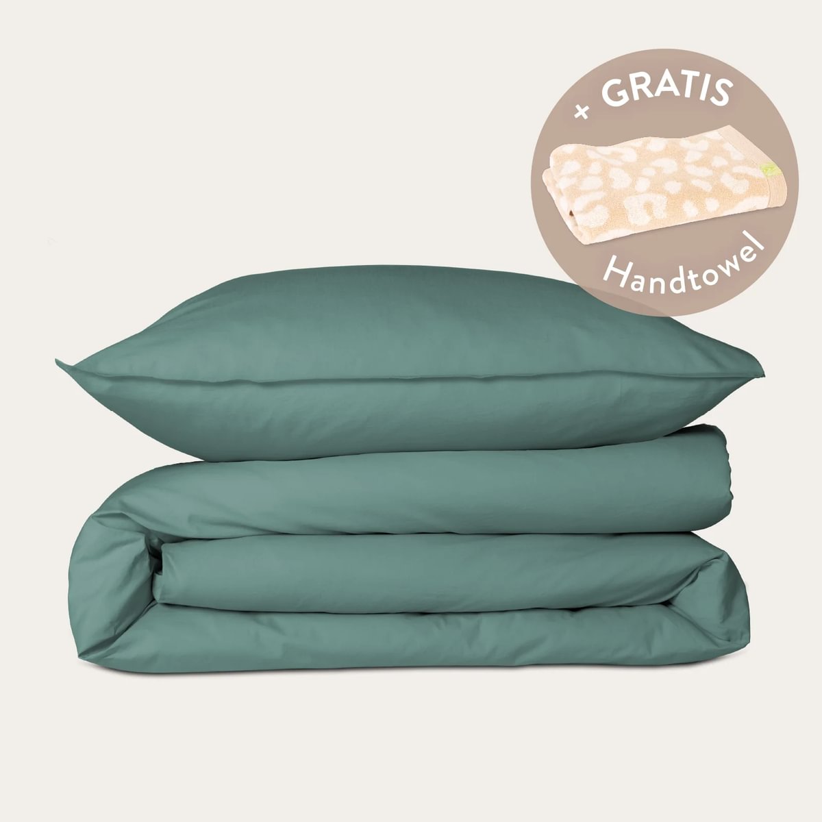 Kushel Bettwäsche aus Bio-Baumwolle Deckenbezug und Kissenbezug