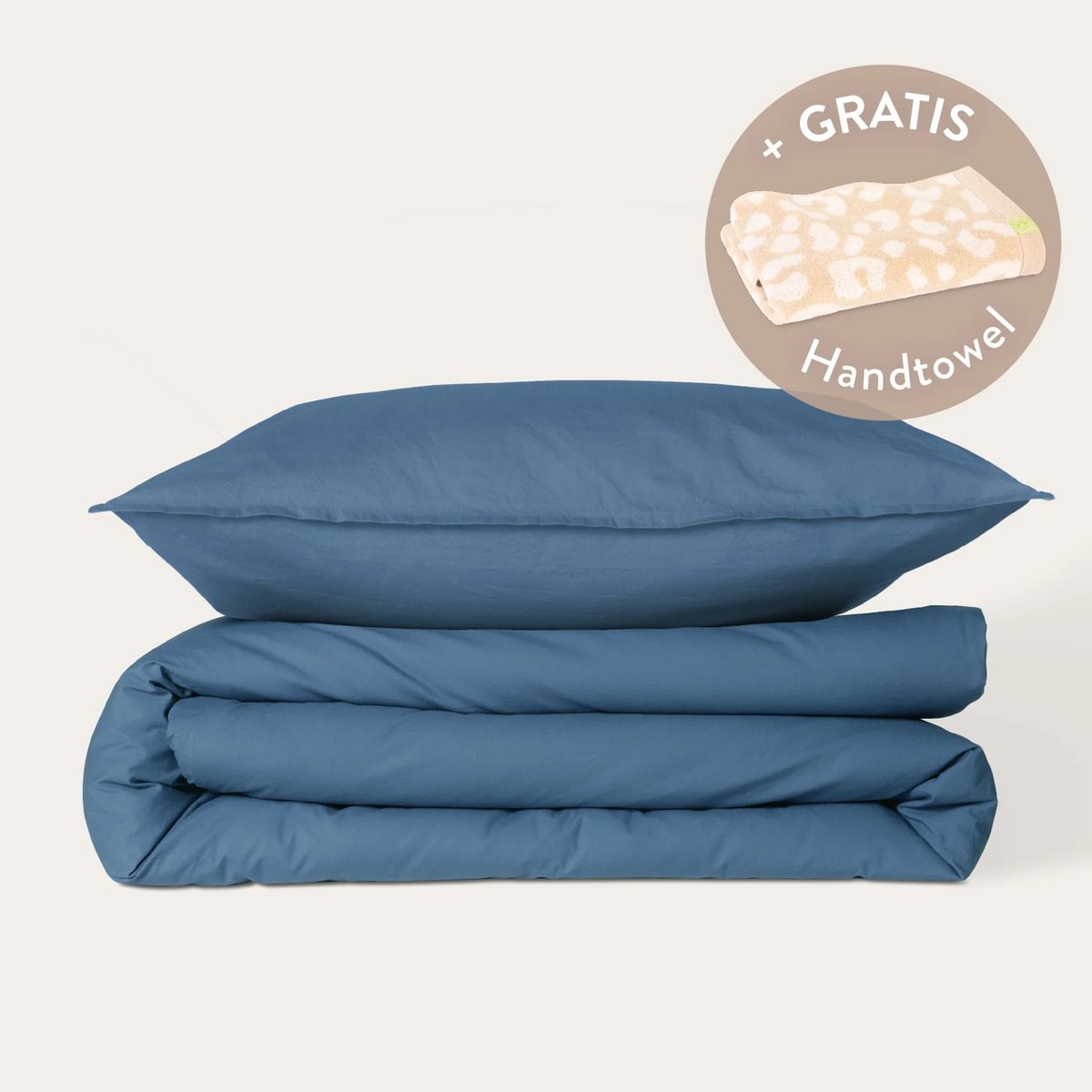 Kushel Bettwäsche aus Bio-Baumwolle Deckenbezug und Kissenbezug