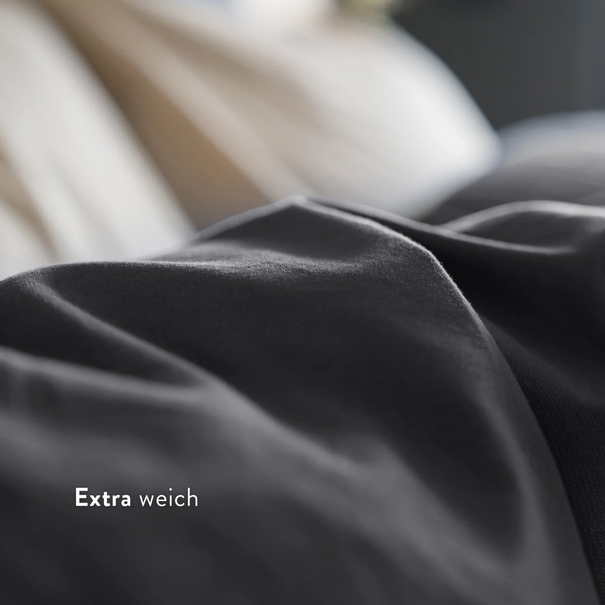 Kushel Bettwäsche aus Bio-Baumwolle Deckenbezug und Kissenbezug