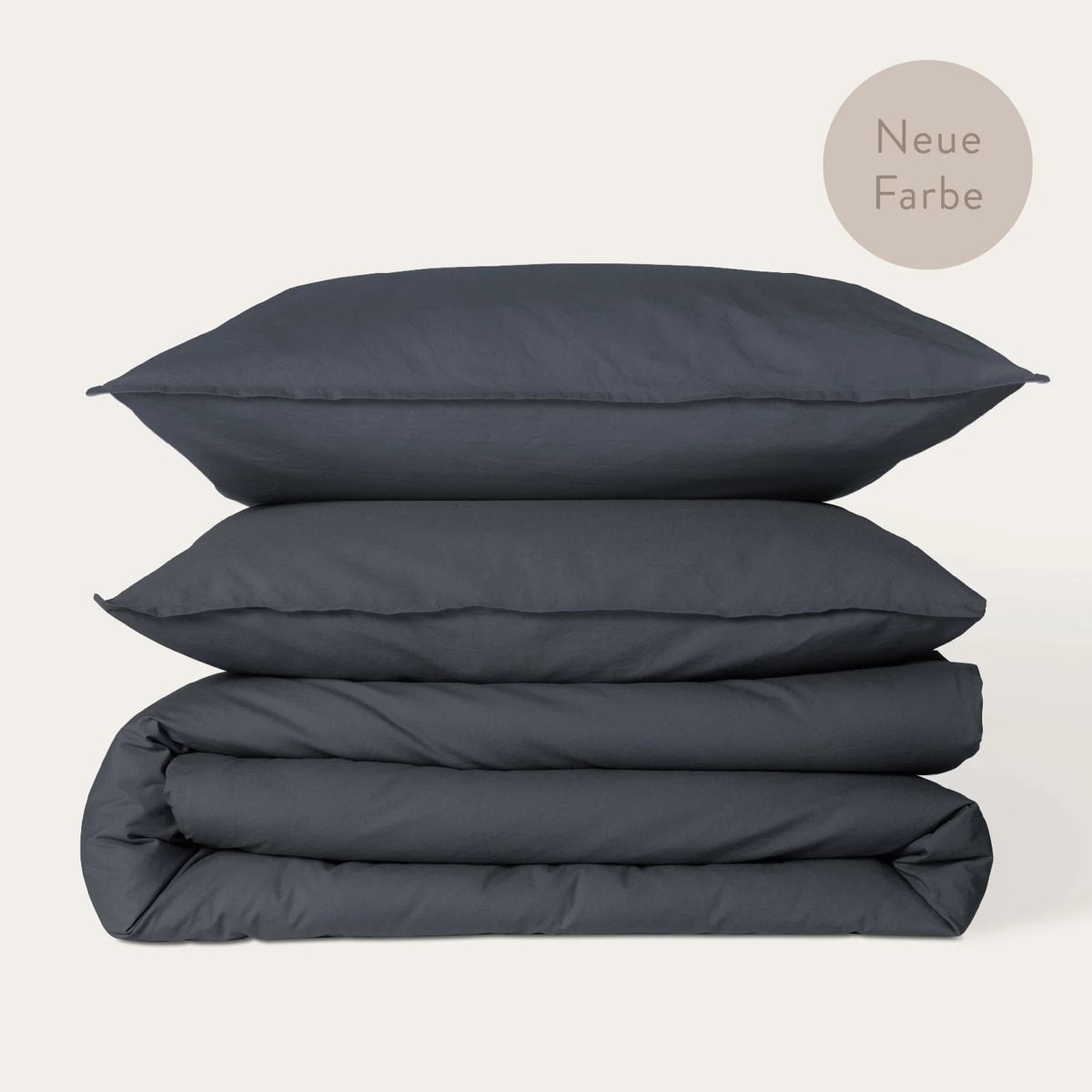 Kushel Bettwäsche aus Bio-Baumwolle Deckenbezug und Kissenbezug