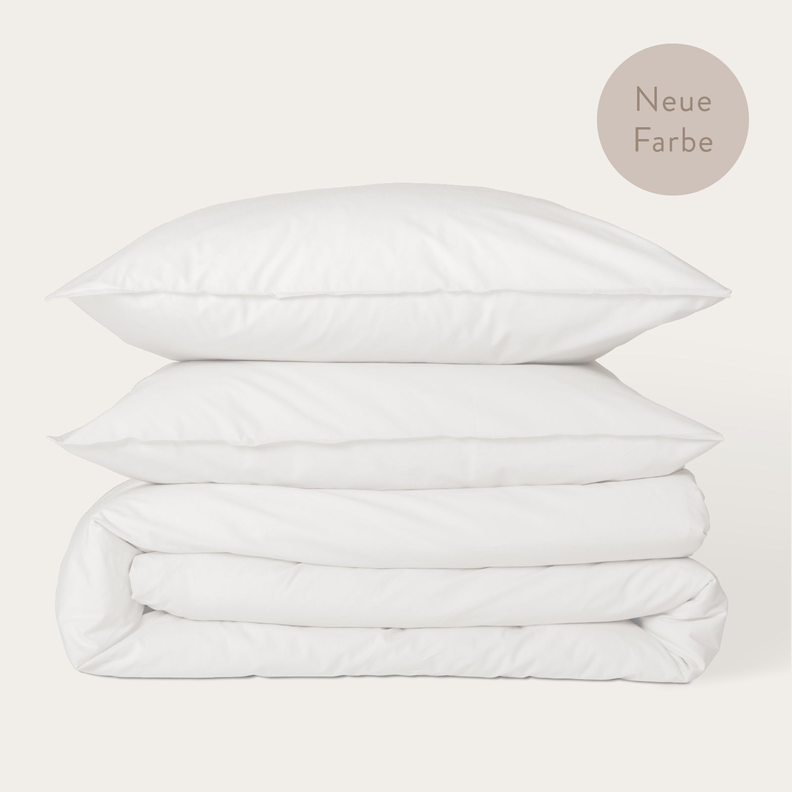 Kushel Bettwäsche aus Bio-Baumwolle Deckenbezug und Kissenbezug