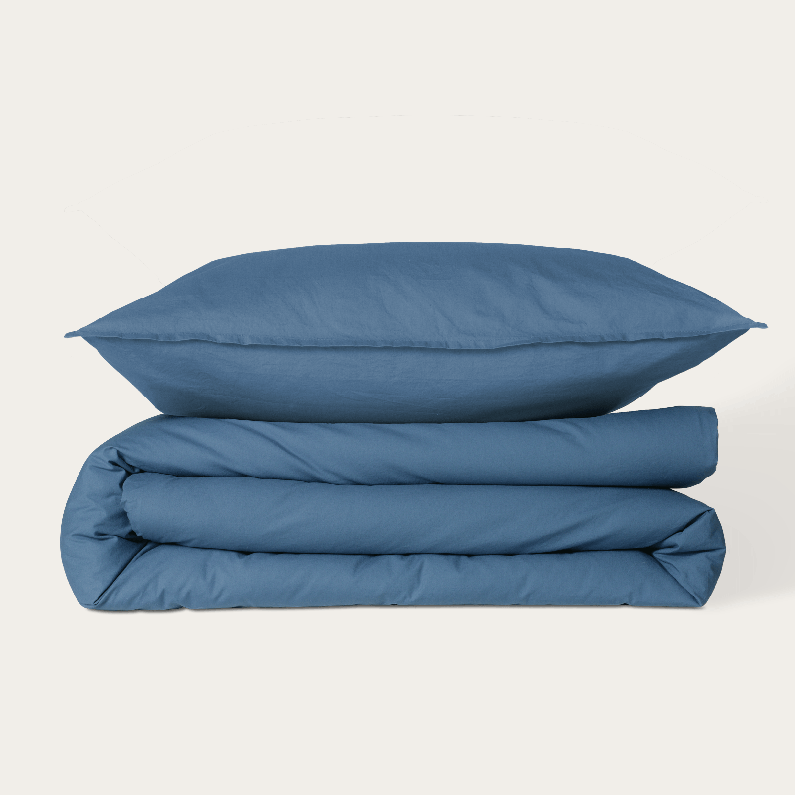 Kushel Bettwäsche aus Bio-Baumwolle Deckenbezug und Kissenbezug