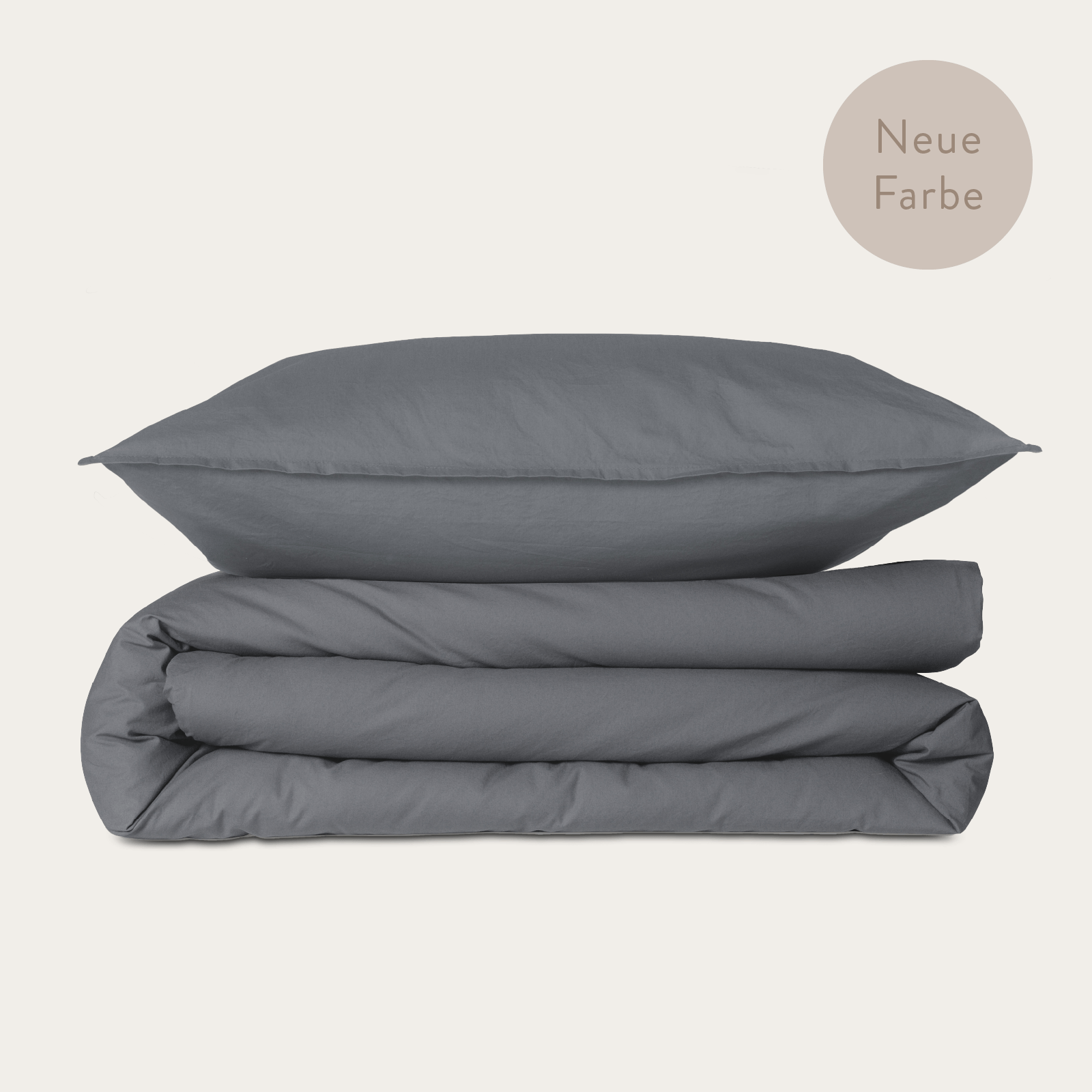 Kushel Bettwäsche aus Bio-Baumwolle Deckenbezug und Kissenbezug