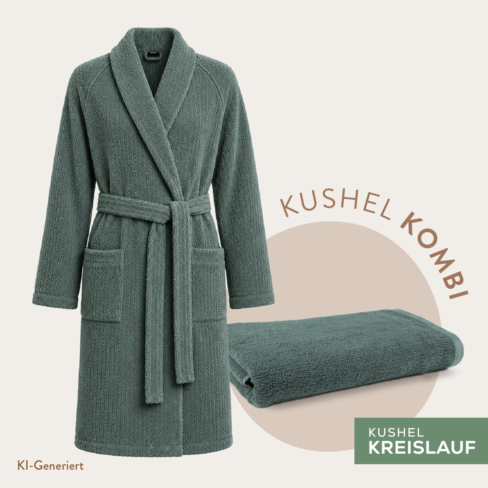 Vorbestellung-Kushel Kreislauf Kollektion - Circular Sauna Set