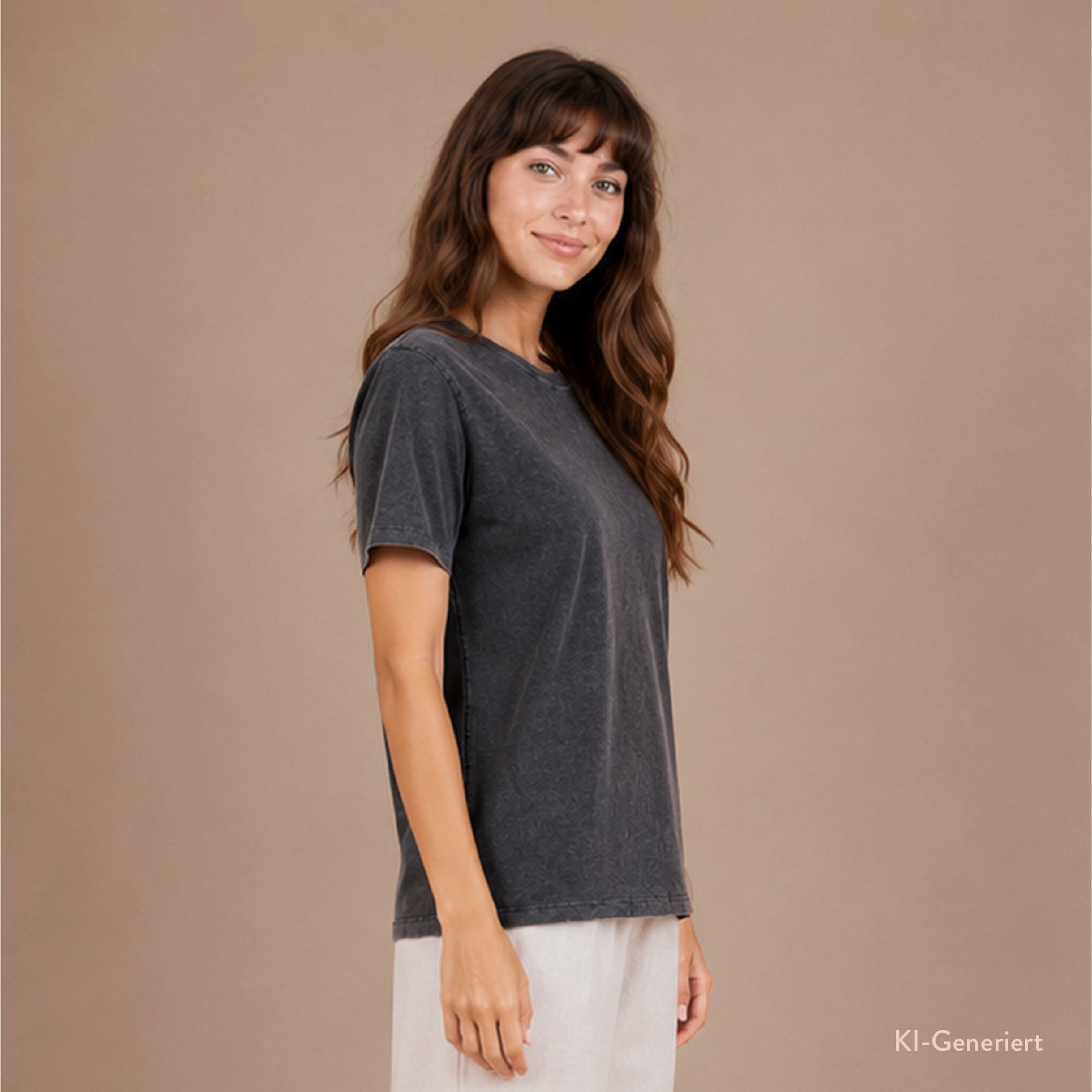 Vorbestellung: Kushel Leichtes T-Shirt Gerader Schnitt