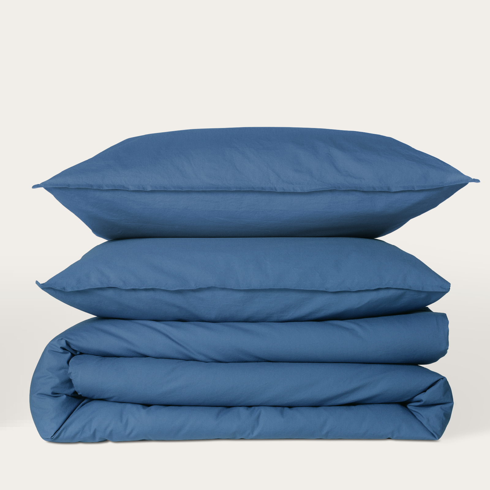 Kushel Bettwäsche aus Bio-Baumwolle Deckenbezug und Kissenbezug