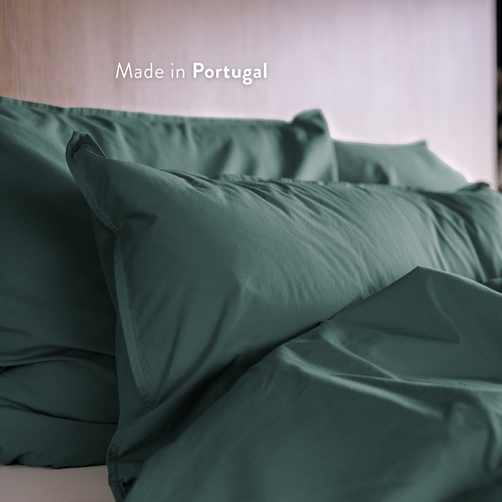 Kushel Bettwäsche aus Bio-Baumwolle Deckenbezug und Kissenbezug