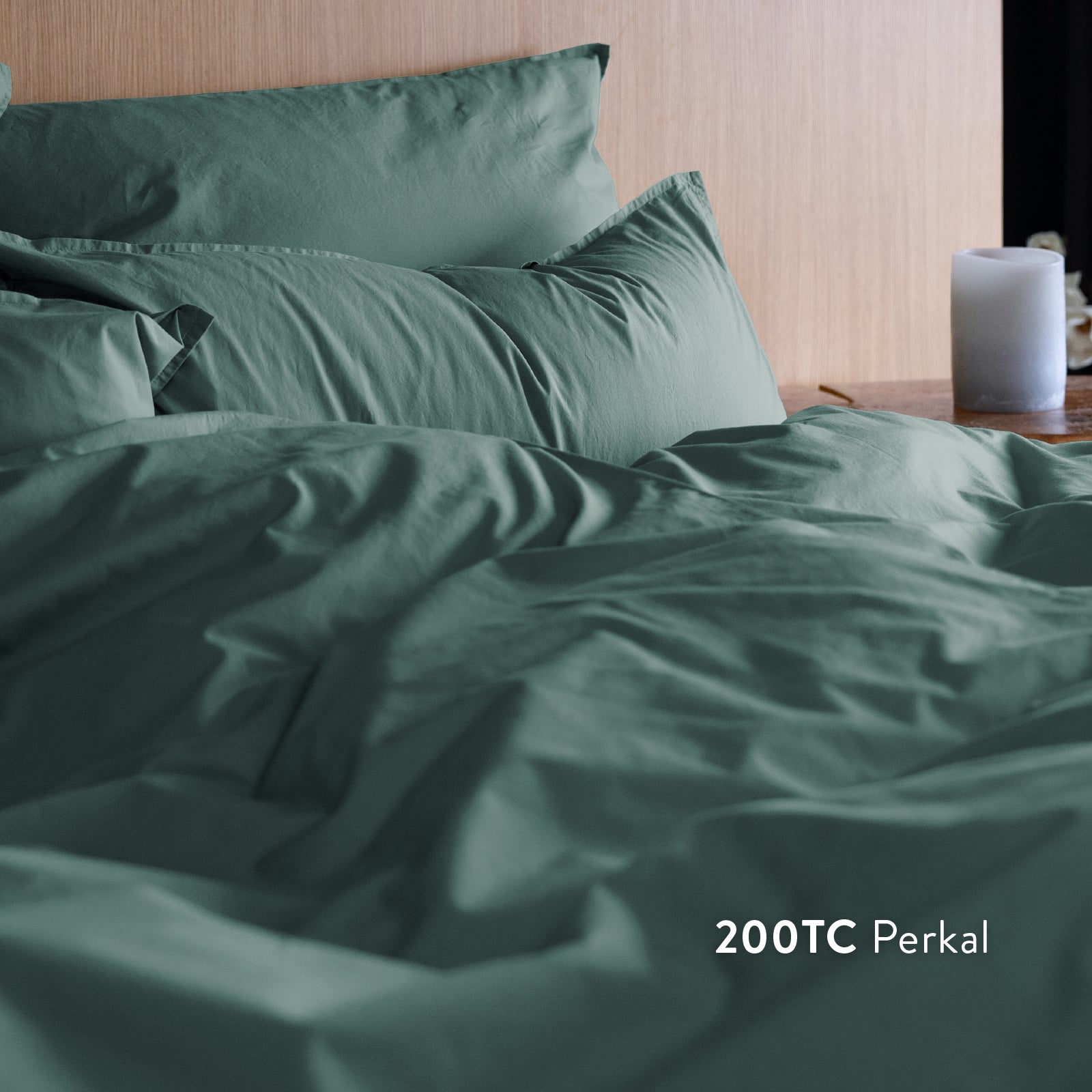 Kushel Bettwäsche aus Bio-Baumwolle Deckenbezug und Kissenbezug