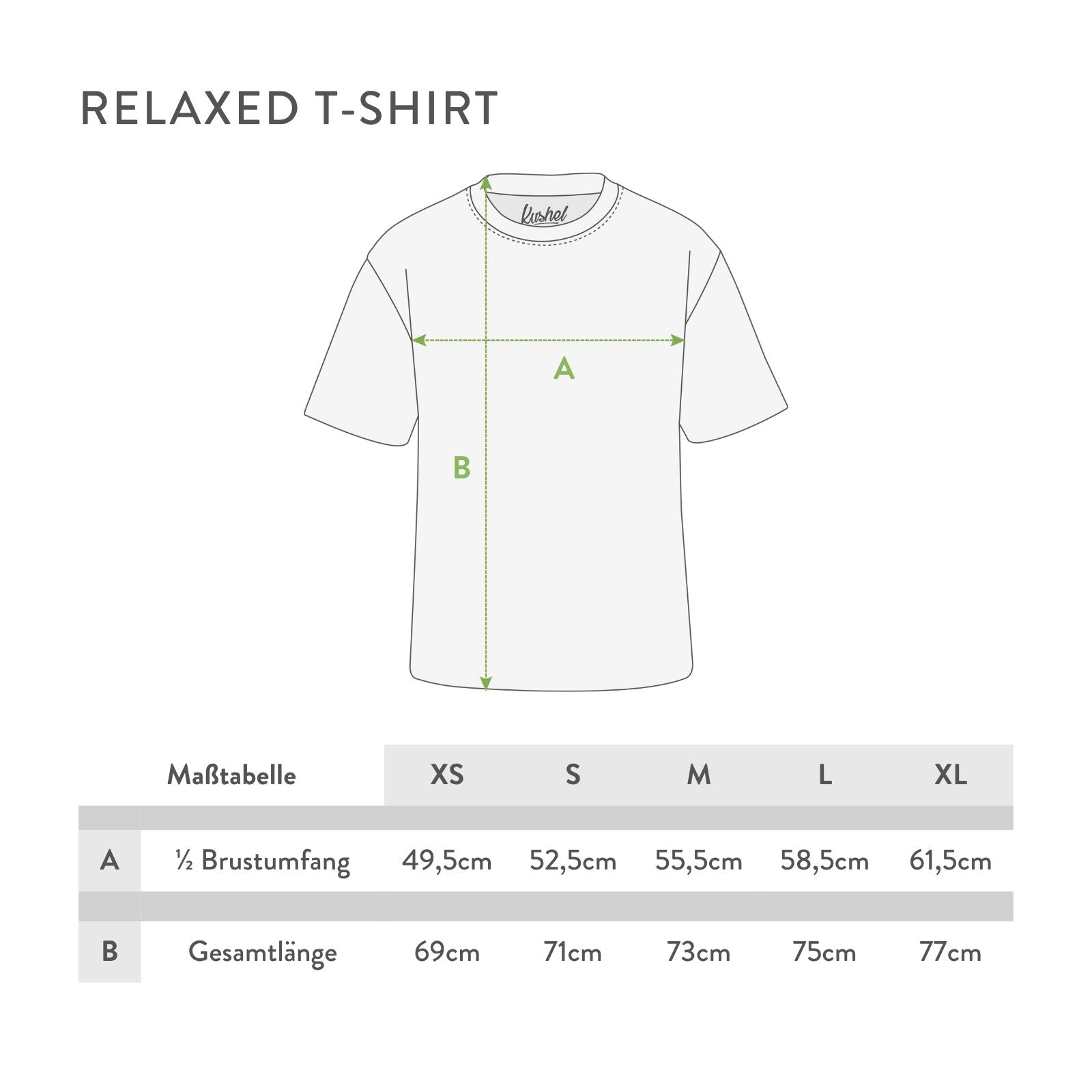 Vorbestellung: Kushel Mens Heavy T-Shirt Relaxed Fit