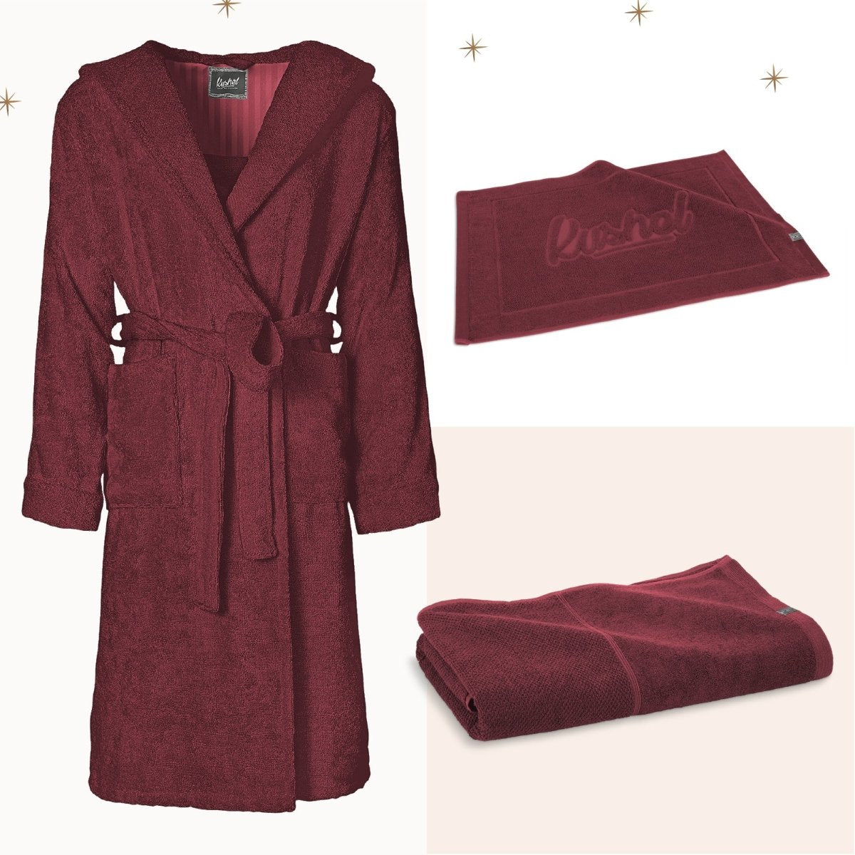 Sauna Set - Bathrobe + Bath Sheet