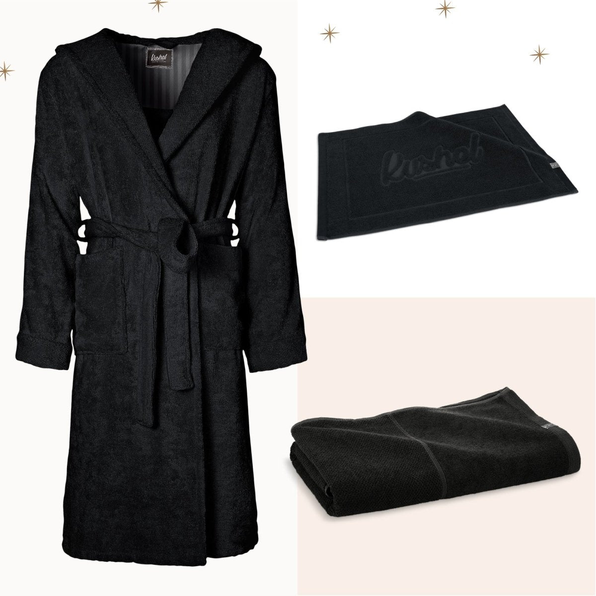 Sauna Set - Bathrobe + Bath Sheet