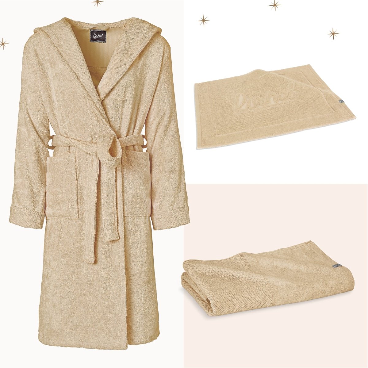 Sauna Set - Bathrobe + Bath Sheet