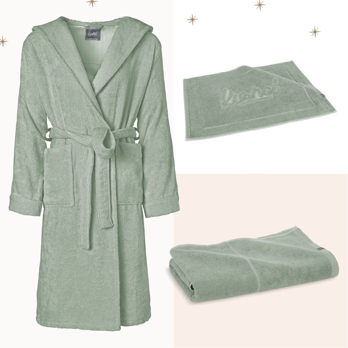 Sauna Set - Bathrobe + Bath Sheet