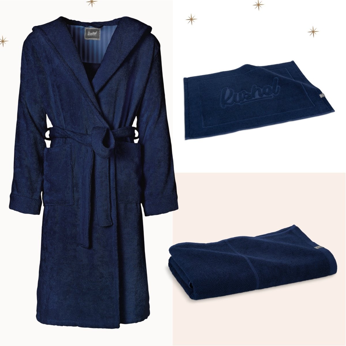 Sauna Set - Bathrobe + Bath Sheet