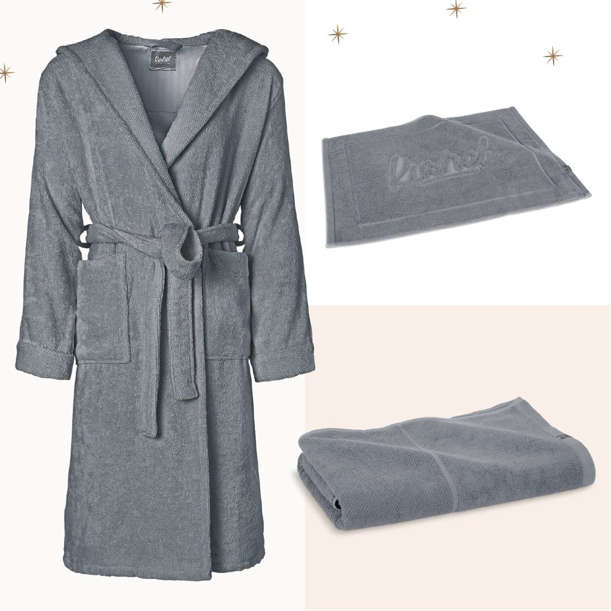 Sauna Set - Bathrobe + Bath Sheet