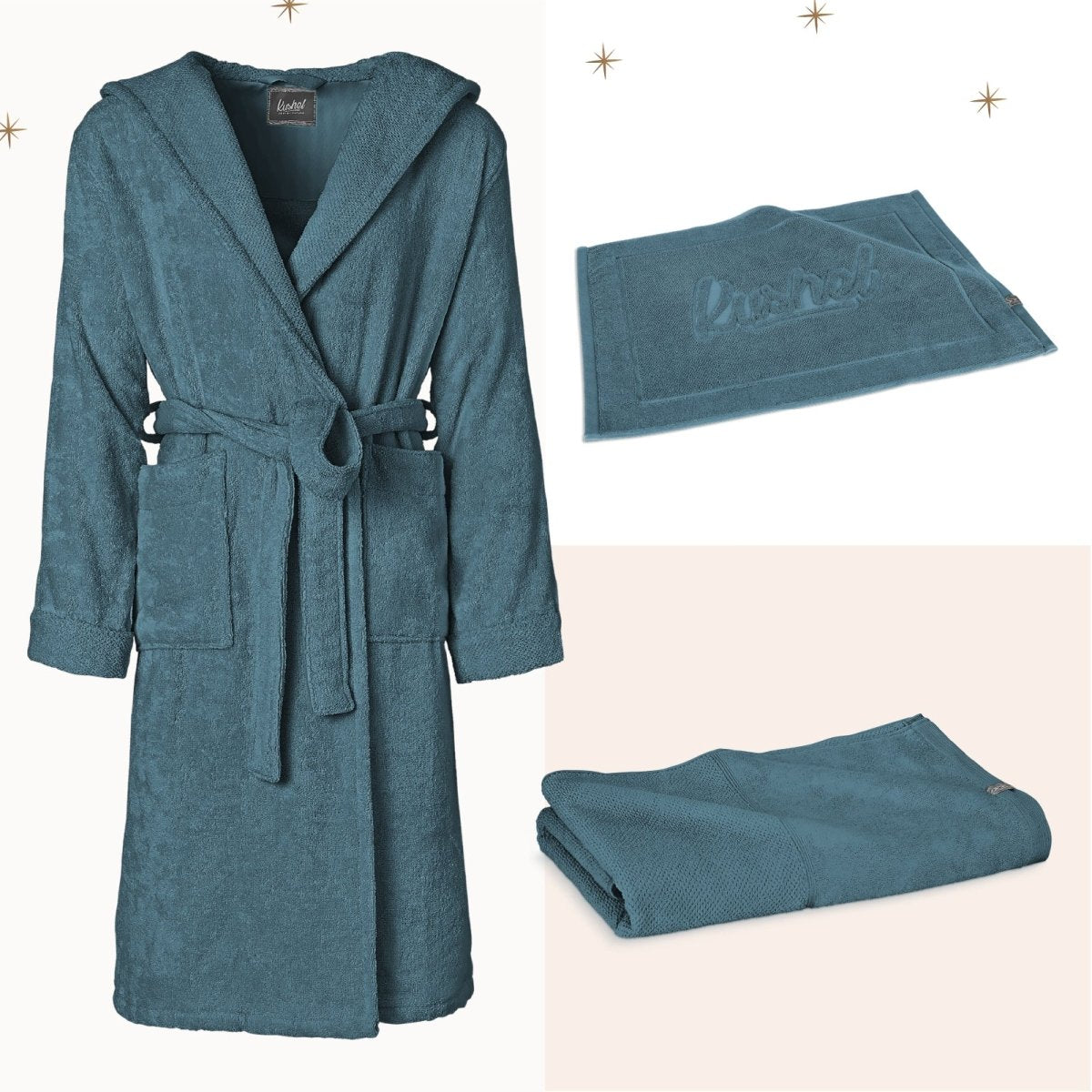 Sauna Set - Bathrobe + Bath Sheet