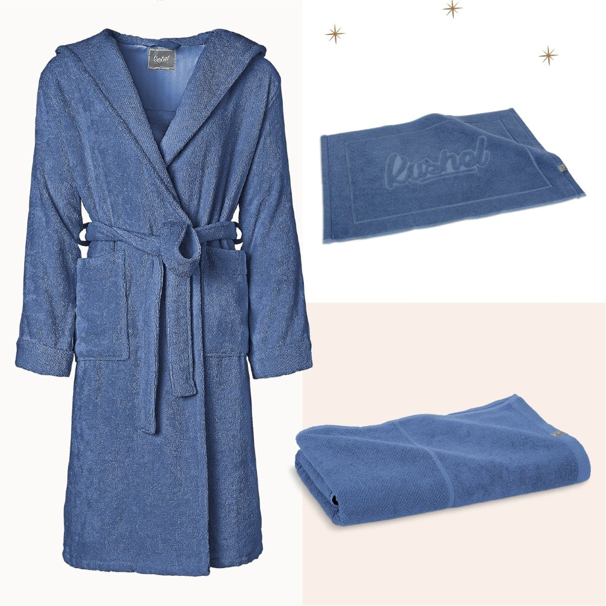 Sauna Set - Bathrobe + Bath Sheet