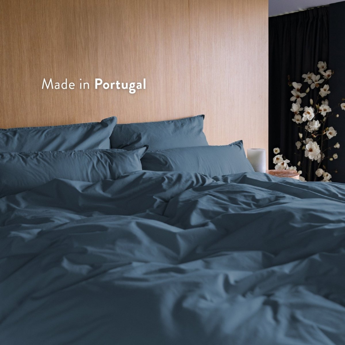 Kushel Bettwäsche aus Bio-Baumwolle Deckenbezug und Kissenbezug