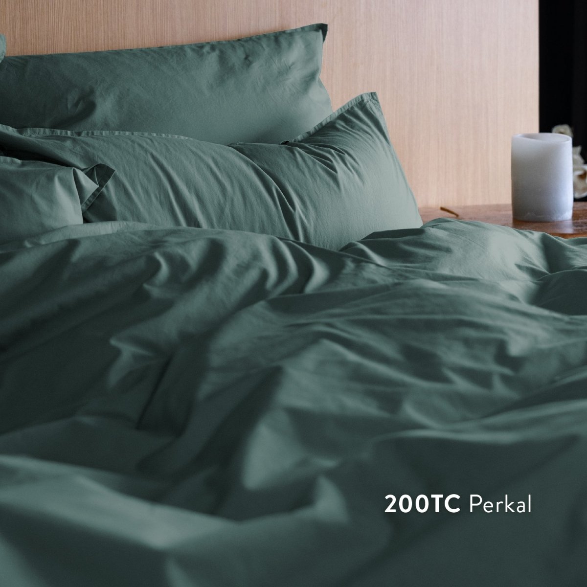 Kushel Bettwäsche aus Bio-Baumwolle Deckenbezug und Kissenbezug