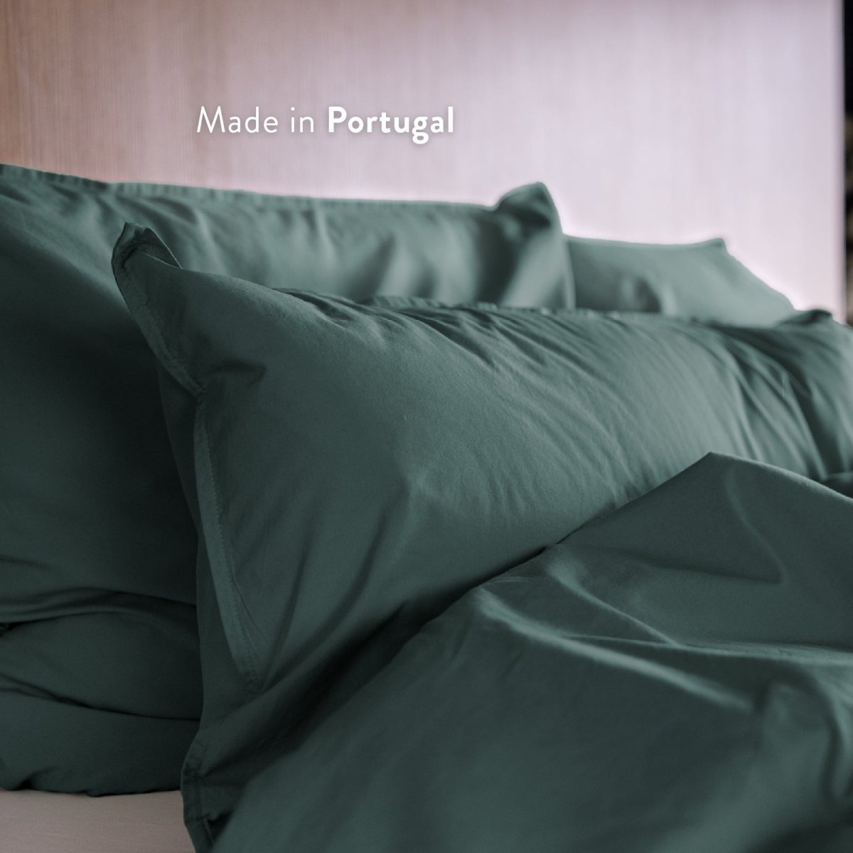 Kushel Bettwäsche aus Bio-Baumwolle Deckenbezug und Kissenbezug