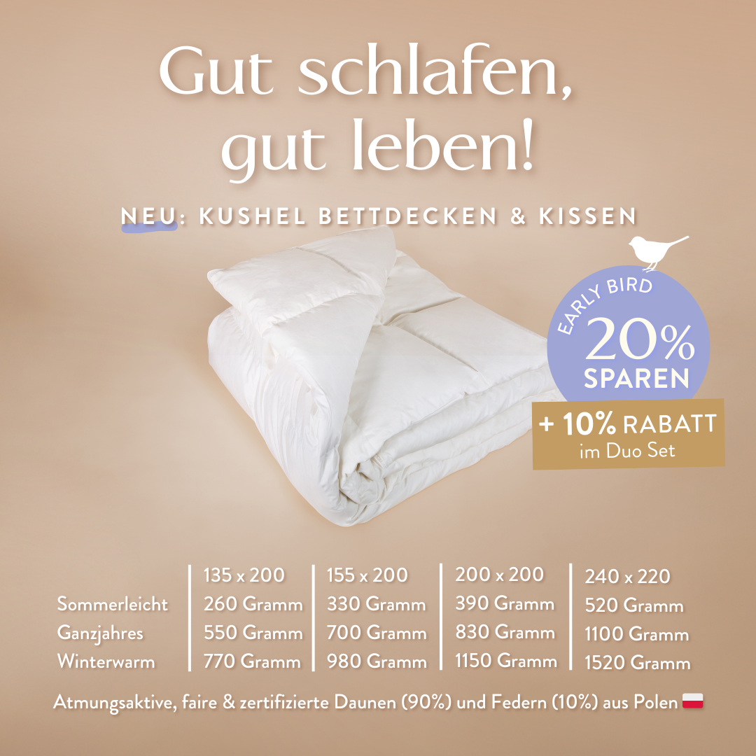 Early-Bird / Kushel Schlafdecke - Daunen