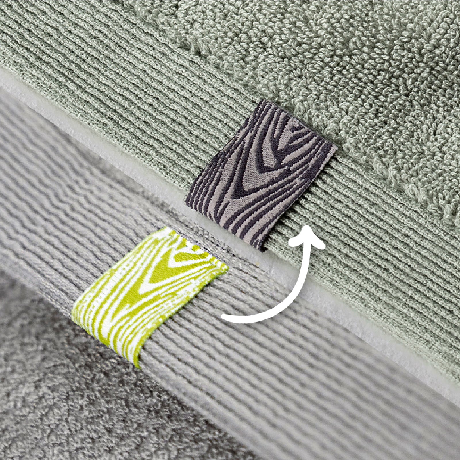 2x The Bath Towel - Green Label