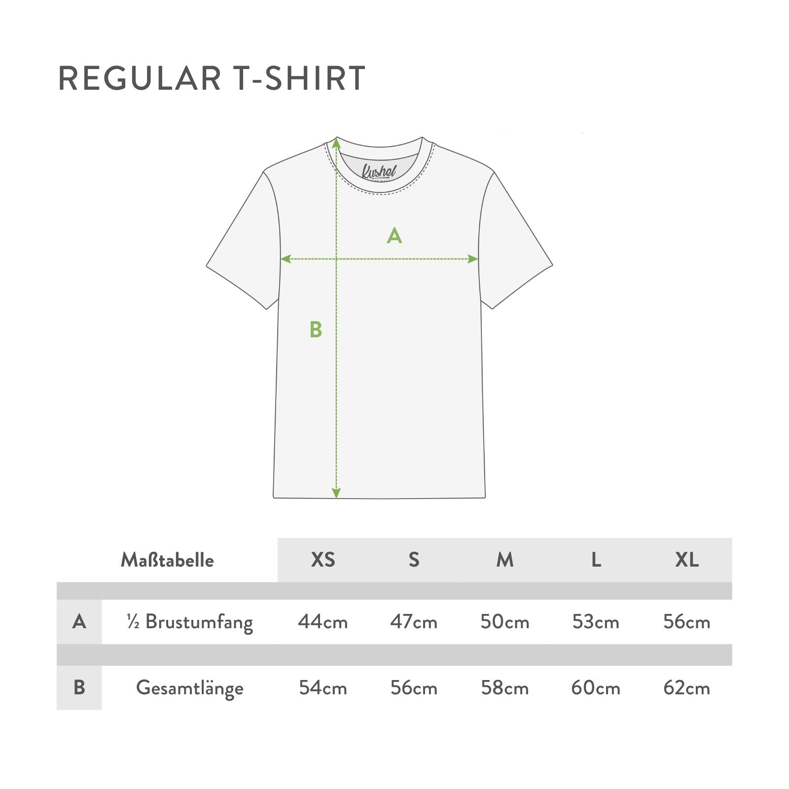 Vorbestellung: Kushel Leichtes T-Shirt Gerader Schnitt