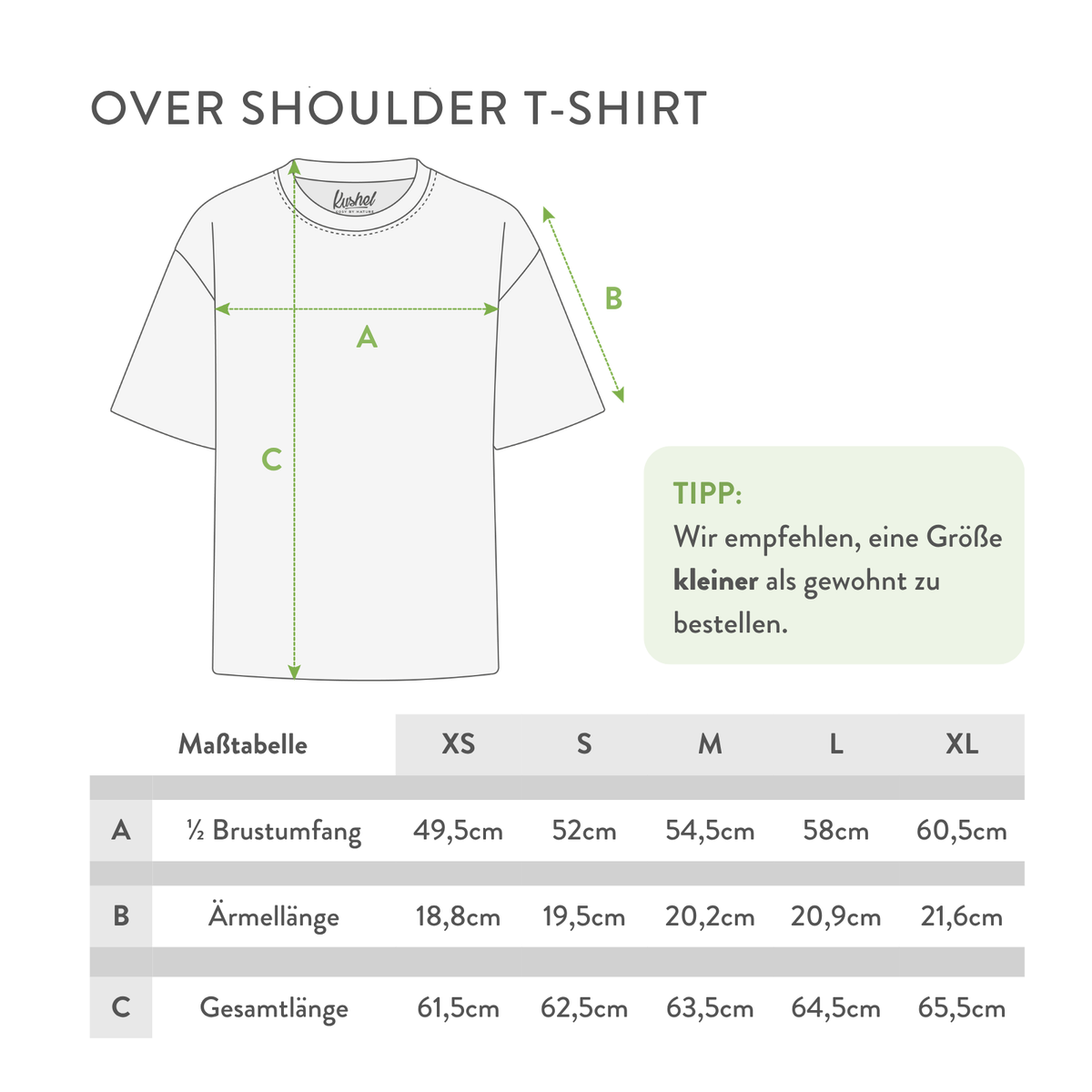 Vorbestellung: Kushel Heavy T-Shirt Overshoulder Fit
