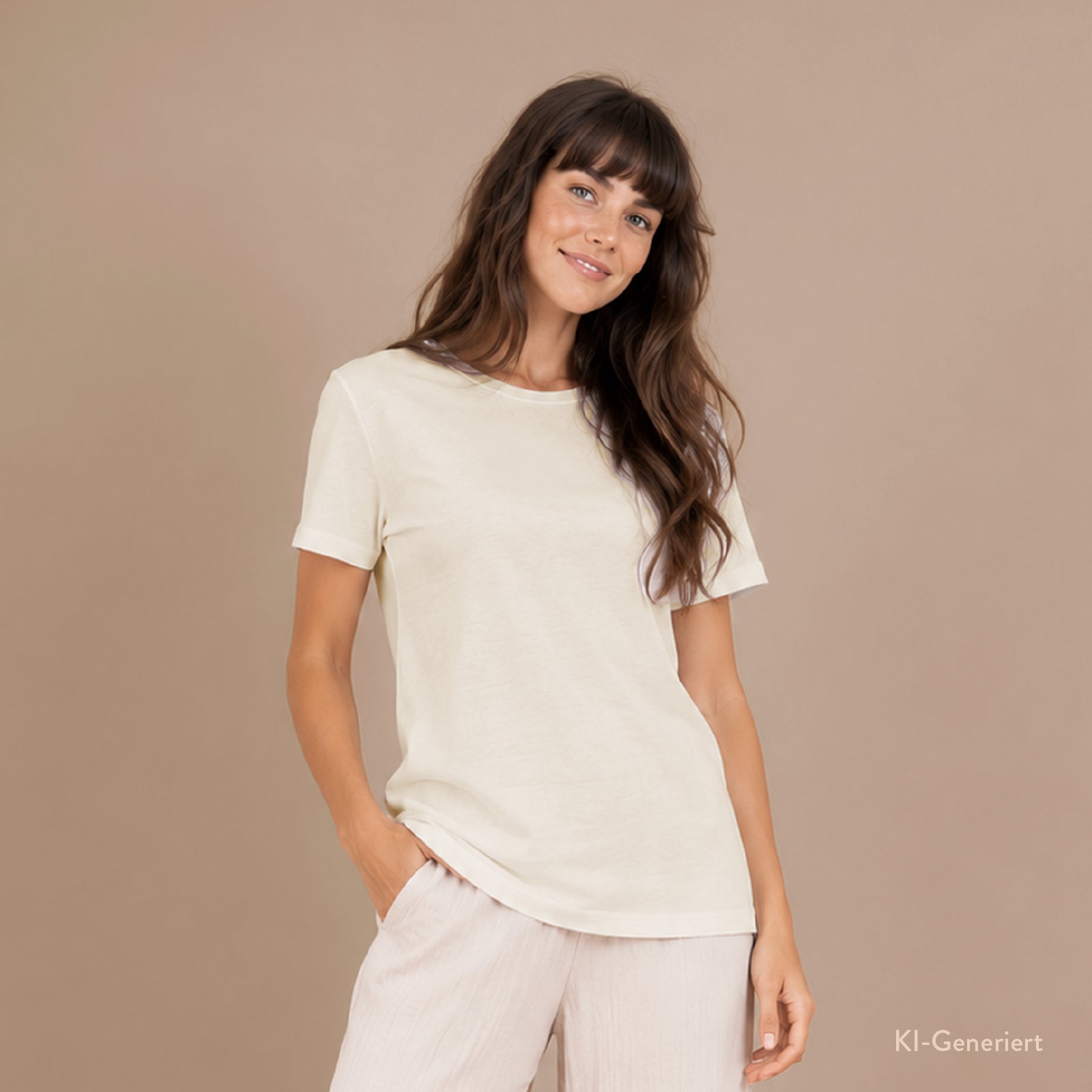 Vorbestellung: Kushel Leichtes T-Shirt Gerader Schnitt