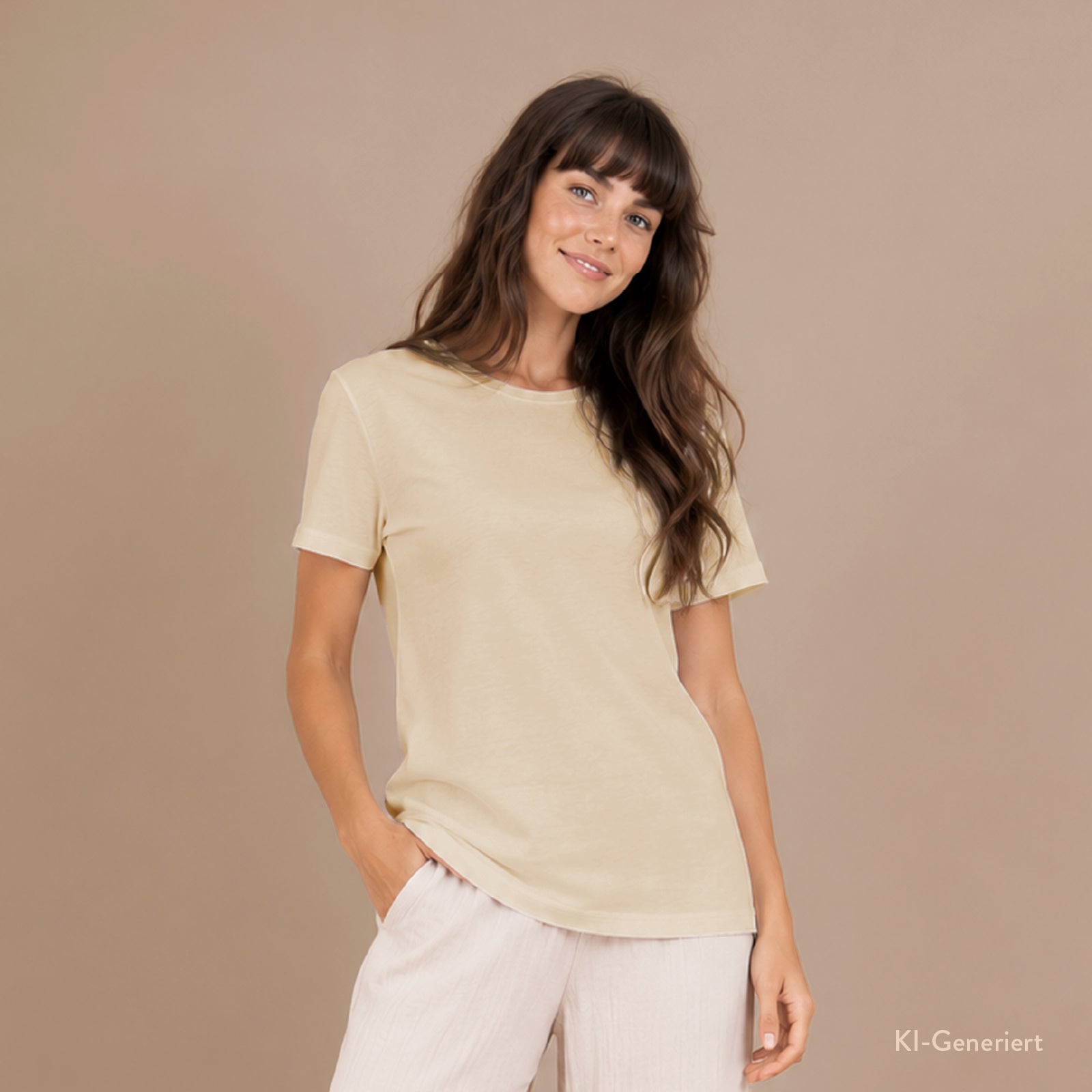 Vorbestellung: Kushel Leichtes T-Shirt Gerader Schnitt