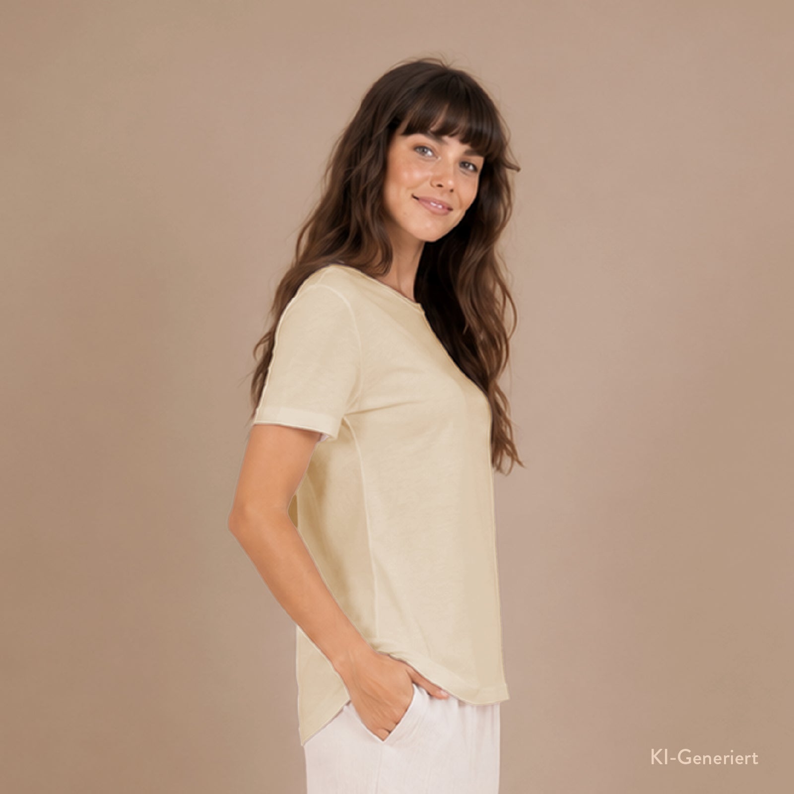 Vorbestellung: Kushel Leichtes T-Shirt Gerader Schnitt