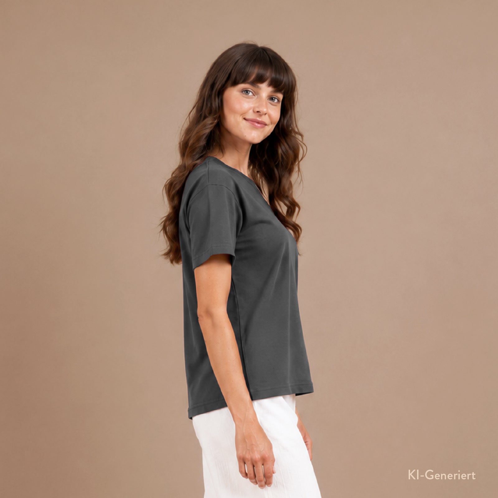 Vorbestellung: Kushel Leichtes T-Shirt Gerader Schnitt