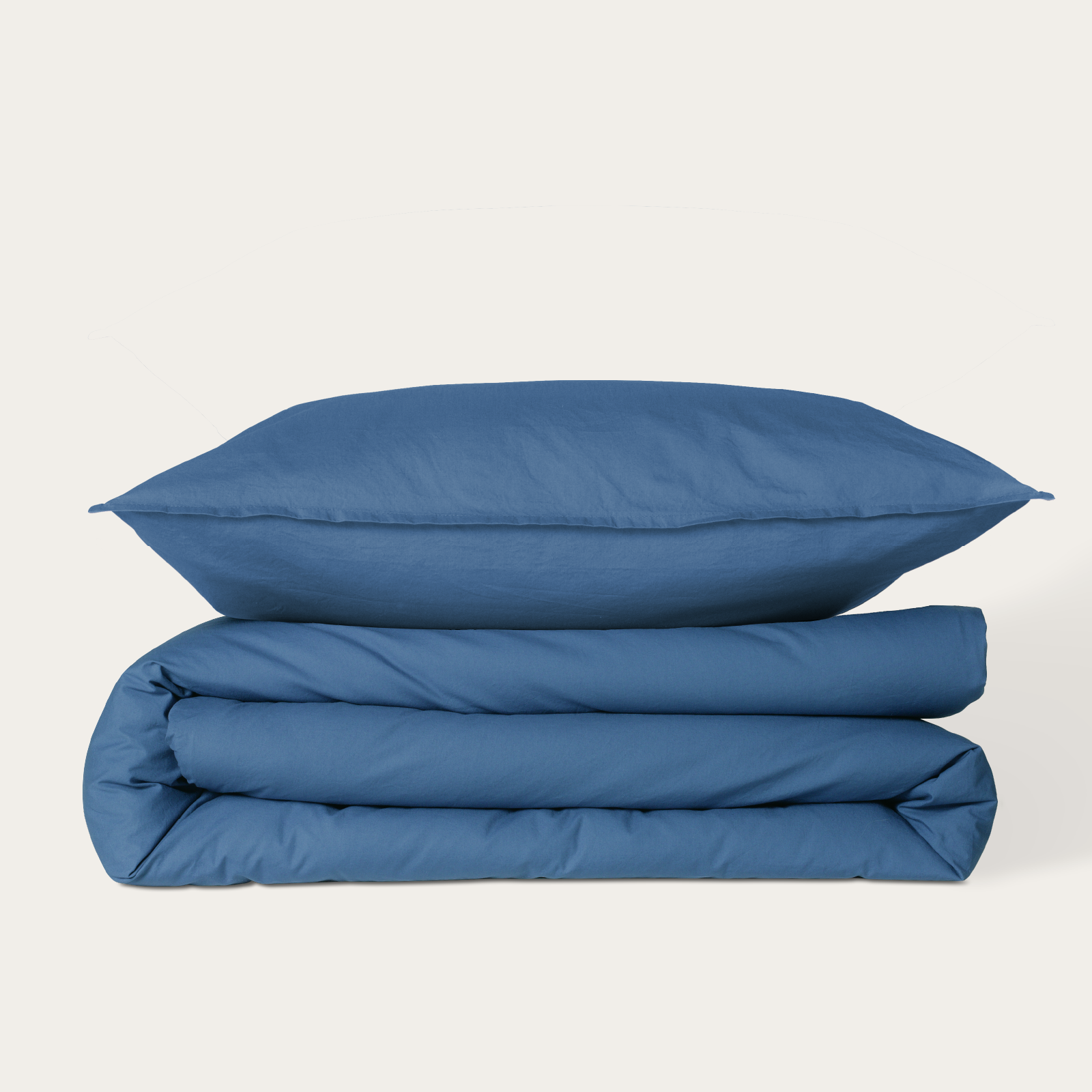 Kushel Bettwäsche aus Bio-Baumwolle Deckenbezug und Kissenbezug