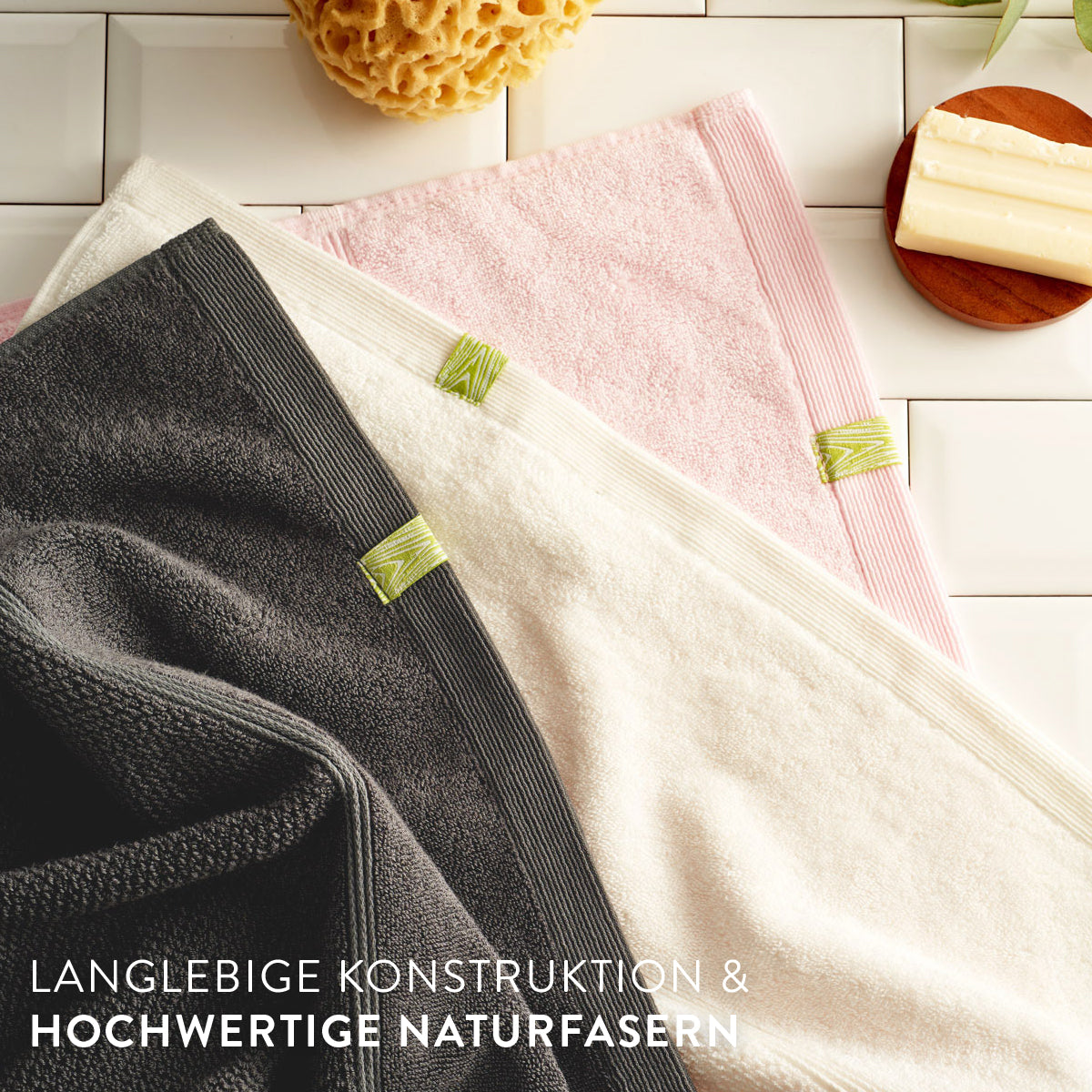 2x The Bath Towel - Green Label